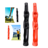 Maxbell Golf Swing Grip Training Attachment Non Slip Soft Golf Club Grips for Outdoor Black
