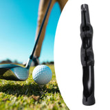 Maxbell Golf Swing Grip Training Attachment Non Slip Soft Golf Club Grips for Outdoor Black