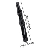 Maxbell Golf Swing Grip Training Attachment Non Slip Soft Golf Club Grips for Outdoor Black