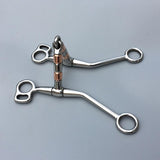 Maxbell Stainless Steel Snaffle Bit Easy to Use Equestrian Supplies for Horse Riding