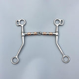 Maxbell Stainless Steel Snaffle Bit Easy to Use Equestrian Supplies for Horse Riding