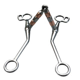 Maxbell Stainless Steel Snaffle Bit Easy to Use Equestrian Supplies for Horse Riding