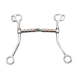 Maxbell Stainless Steel Snaffle Bit Easy to Use Equestrian Supplies for Horse Riding