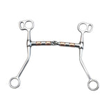 Maxbell Stainless Steel Snaffle Bit Easy to Use Equestrian Supplies for Horse Riding
