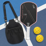 Maxbell Carbon Fiber Pickleball Paddle Comfort Grip for Consistency Control Training Pink Red