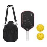 Maxbell Carbon Fiber Pickleball Paddle Comfort Grip for Consistency Control Training Pink Red