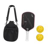 Maxbell Carbon Fiber Pickleball Paddle Comfort Grip for Consistency Control Training Pink Red