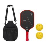 Maxbell Carbon Fiber Pickleball Paddle Comfort Grip for Consistency Control Training Red