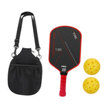 Maxbell Carbon Fiber Pickleball Paddle Comfort Grip for Consistency Control Training Red