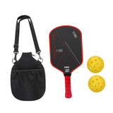Maxbell Carbon Fiber Pickleball Paddle Comfort Grip for Consistency Control Training Red
