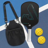 Maxbell Carbon Fiber Pickleball Paddle Comfort Grip for Consistency Control Training Dark Green