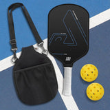 Maxbell Carbon Fiber Pickleball Paddle Comfort Grip for Consistency Control Training Sky Blue