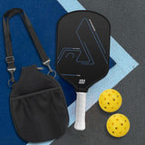 Maxbell Carbon Fiber Pickleball Paddle Comfort Grip for Consistency Control Training Sky Blue