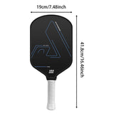 Maxbell Carbon Fiber Pickleball Paddle Comfort Grip for Consistency Control Training Sky Blue
