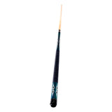 Maxbell 1/2 Split Billiard Cue Wooden Length 57inch Snooker Cue for Game Home Office