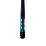 Maxbell 1/2 Split Billiard Cue Wooden Length 57inch Snooker Cue for Game Home Office