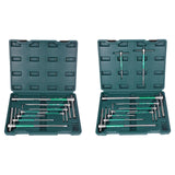 Maxbell T Handle Hex Wrench with Rotating Sleeve Nonslip Professional Metric Sliding 10pcs