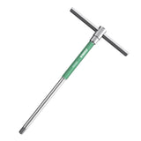 Maxbell T Handle Hex Wrench with Rotating Sleeve Nonslip Professional Metric Sliding 10pcs