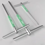 Maxbell T Handle Hex Wrench with Rotating Sleeve Nonslip Professional Metric Sliding 8pcs