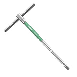 Maxbell T Handle Hex Wrench with Rotating Sleeve Nonslip Professional Metric Sliding 8pcs