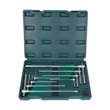 Maxbell T Handle Hex Wrench with Rotating Sleeve Nonslip Professional Metric Sliding 8pcs