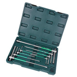 Maxbell T Handle Hex Wrench with Rotating Sleeve Nonslip Professional Metric Sliding 8pcs