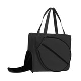 Maxbell Tennis Bag Portable with Zipper Racquet Cover Outdoor Sports Racquet Handbag Black