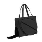 Maxbell Tennis Bag Portable with Zipper Racquet Cover Outdoor Sports Racquet Handbag Black