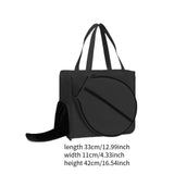 Maxbell Tennis Bag Portable with Zipper Racquet Cover Outdoor Sports Racquet Handbag Black