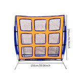 Maxbell Baseball Net with 9 Pocket Pitching Zone Target for Batting Catching Hitting without Number Cards