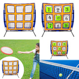 Maxbell Baseball Net with 9 Pocket Pitching Zone Target for Batting Catching Hitting without Number Cards