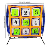 Maxbell Baseball Net with 9 Pocket Pitching Zone Target for Batting Catching Hitting with Number Cards