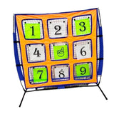 Maxbell Baseball Net with 9 Pocket Pitching Zone Target for Batting Catching Hitting with Number Cards