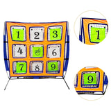 Maxbell Baseball Net with 9 Pocket Pitching Zone Target for Batting Catching Hitting with Number Cards