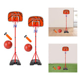 Maxbell Kids Basketball Hoop and Ball Set with Air Pump for Backyard Playing Outdoor 210cm