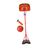 Maxbell Kids Basketball Hoop and Ball Set with Air Pump for Backyard Playing Outdoor 210cm