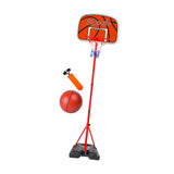 Maxbell Kids Basketball Hoop and Ball Set with Air Pump for Backyard Playing Outdoor 210cm