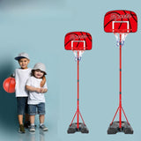 Maxbell Kids Basketball Hoop and Ball Set with Air Pump for Backyard Playing Outdoor 210cm