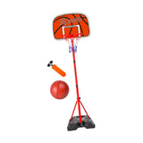 Maxbell Kids Basketball Hoop and Ball Set with Air Pump for Backyard Playing Outdoor 165cm