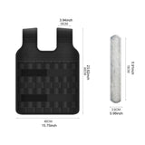 Maxbell Weighted Vest Empty Breathable Heavy Duty Weight Vest for Running Cardio 1kg to 15kg