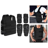 Maxbell Weighted Vest Empty Breathable Heavy Duty Weight Vest for Running Cardio Set