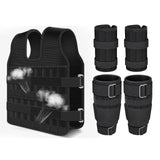 Maxbell Weighted Vest Empty Breathable Heavy Duty Weight Vest for Running Cardio Set