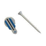 Maxbell 2xGolf Ball Marker 360 Degree Rotating for Men Women Boyfriend Husband Blue