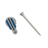 Maxbell 2xGolf Ball Marker 360 Degree Rotating for Men Women Boyfriend Husband Blue