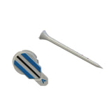 Maxbell 2xGolf Ball Marker 360 Degree Rotating for Men Women Boyfriend Husband Blue