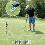 Maxbell 2xGolf Ball Marker 360 Degree Rotating for Men Women Boyfriend Husband Blue