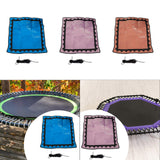 Maxbell Trampoline Replacement Mat Jumping Rebounder Mat for Outdoor Garden Exercise Blue