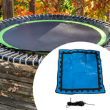 Maxbell Trampoline Replacement Mat Jumping Rebounder Mat for Outdoor Garden Exercise Blue