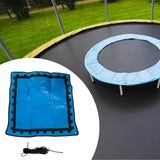 Maxbell Trampoline Replacement Mat Jumping Rebounder Mat for Outdoor Garden Exercise Blue