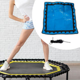 Maxbell Trampoline Replacement Mat Jumping Rebounder Mat for Outdoor Garden Exercise Blue